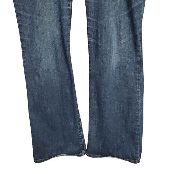 Levi's Womens Size 12 12M 31x32 Jeans Original Bootcut Dark Wash Stretch 34x31 - Picture 4 of 11